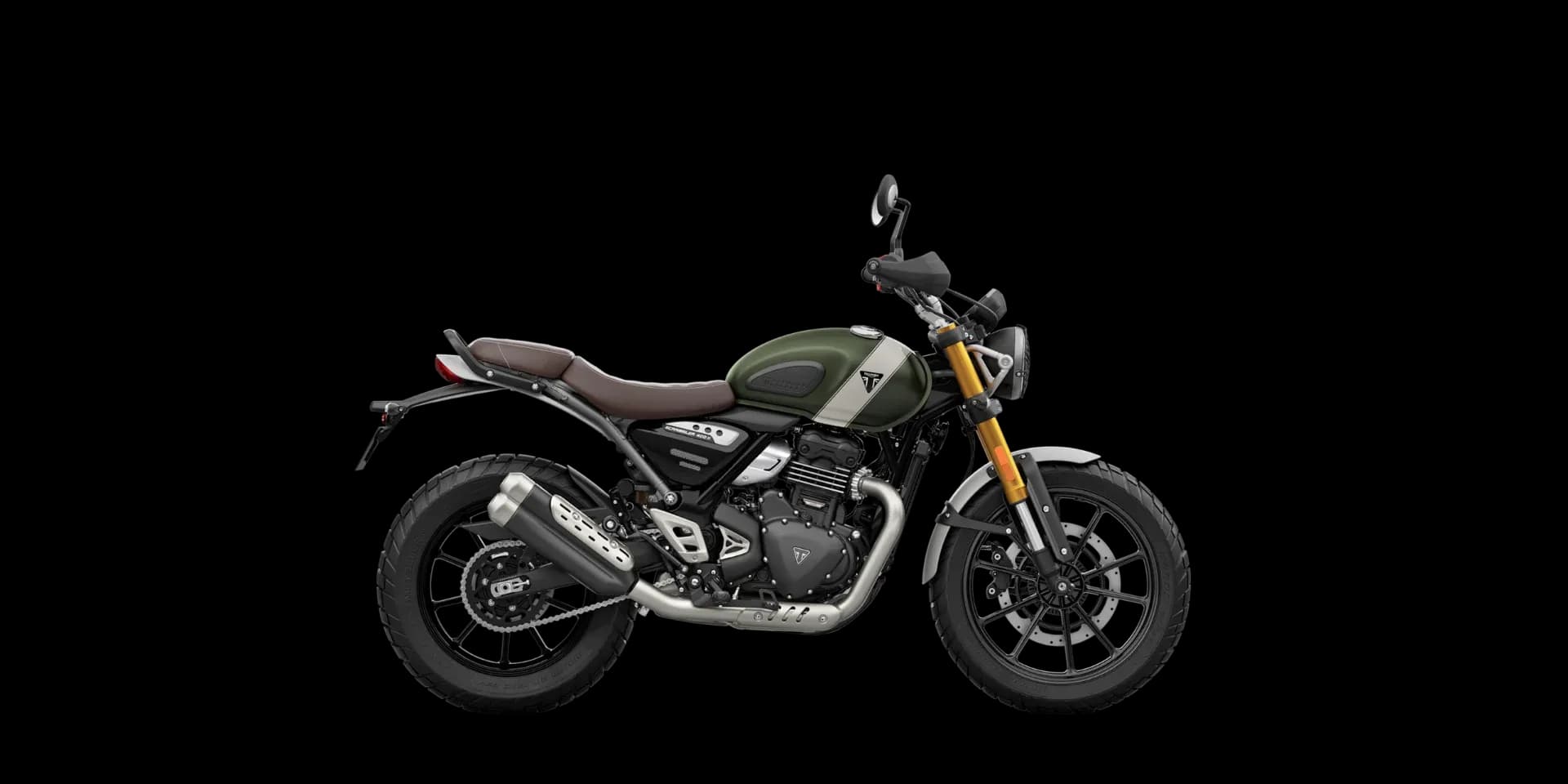 scrambler 400x matt green